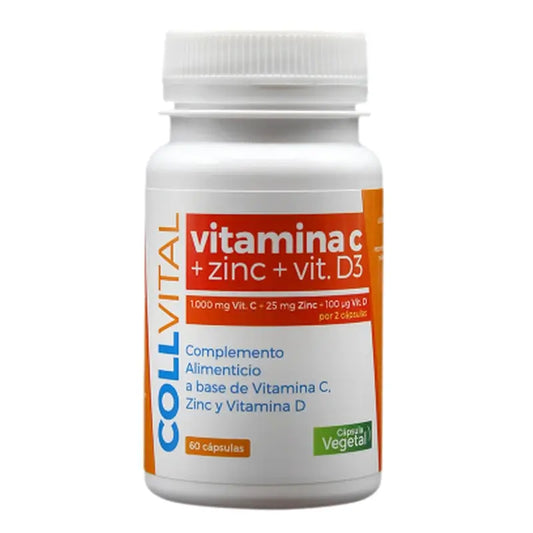 Triconatura Vit C +Zinco+Vit D3 60 Cápsulas Collvital