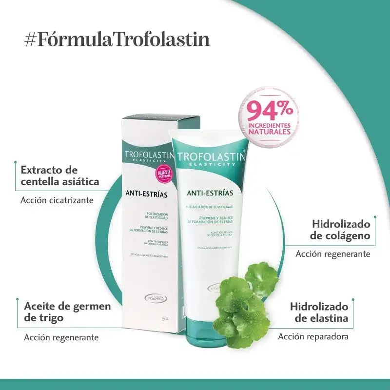 Trofolastin Creme para Estrias , 3 x 100 ml