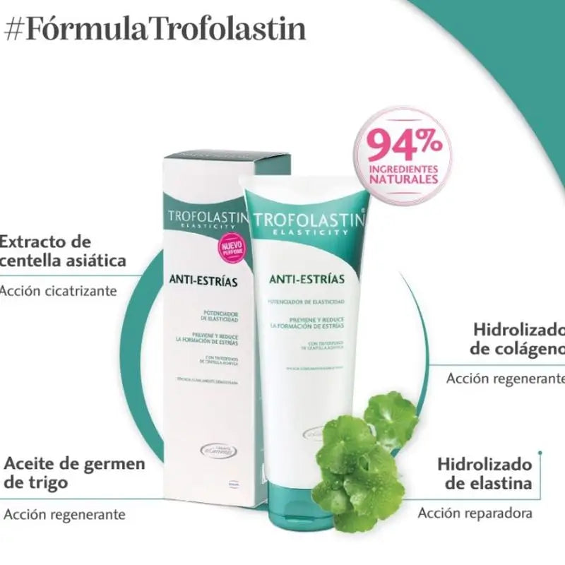 Trofolastin Creme para Estrias, 2 x 250 ml