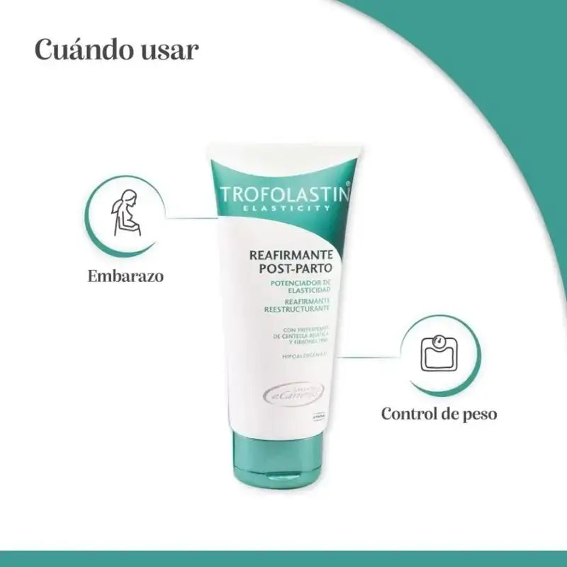 Trofolastin Creme Refirmante Pósparto, Embalagem 2 x 200 ml