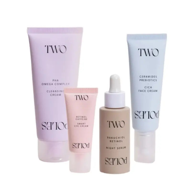 Dois postes com rugas