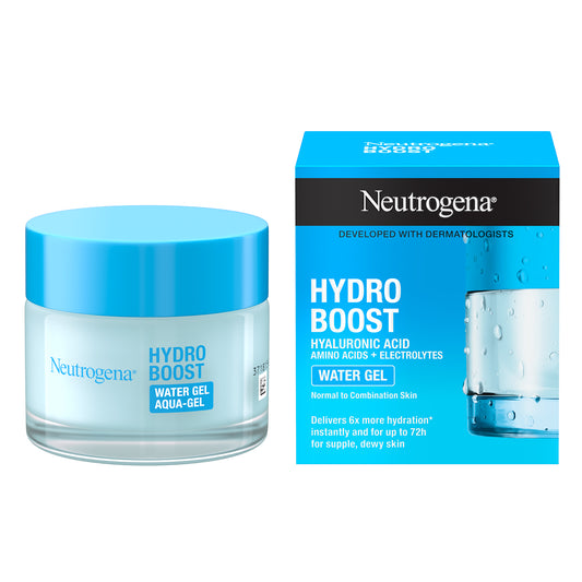 Neutrogena, Gel de Água Hydro Boost, Pele Normal a Mista, Hidratação de Longa Duração Não Oleosa, 50 ml