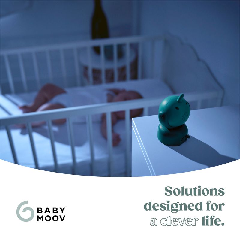Babymoov Monitor de vídeo motorizado para bebés Yoo-Twist