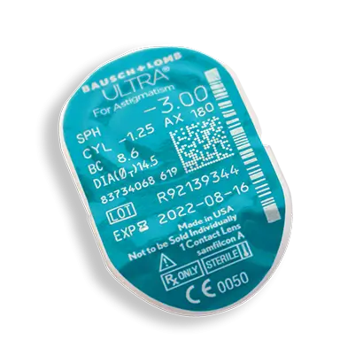 Lentes Toric Ultra Mensais , 3 unidades