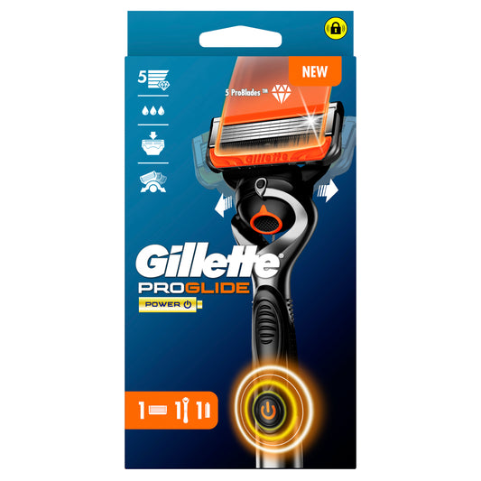 Gillette Proglide Power Navalha de barbear para homem , 1 cabo + 1 recarga