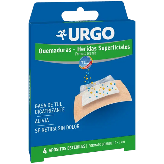 Urgo Penso Estéril para Queimaduras e Feridas Superficiais, 10 X 7 Cm
