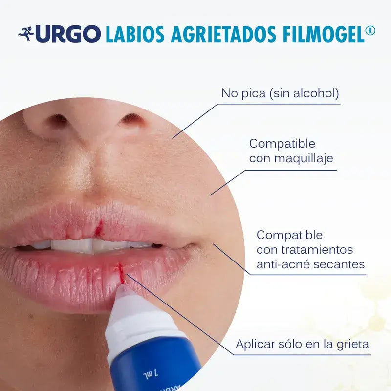Urgo Lábios Gretados Filmogel, 7 Ml
