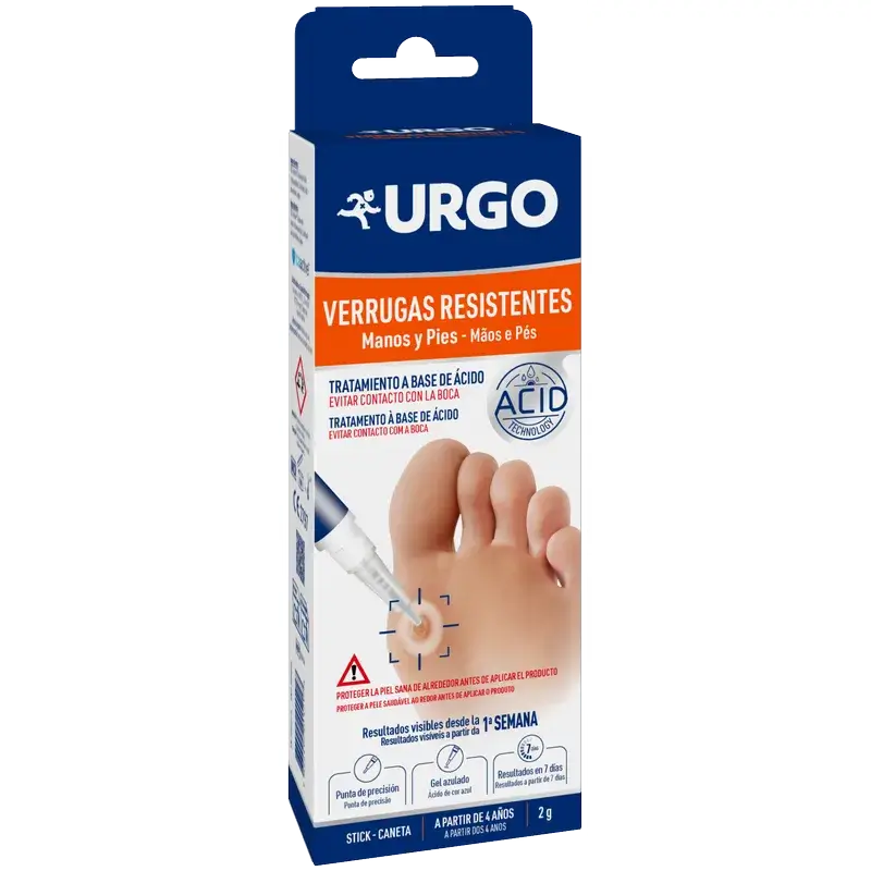 Urgo - Verrugas Resistentes - Stick 2 ml, 28 aplicações