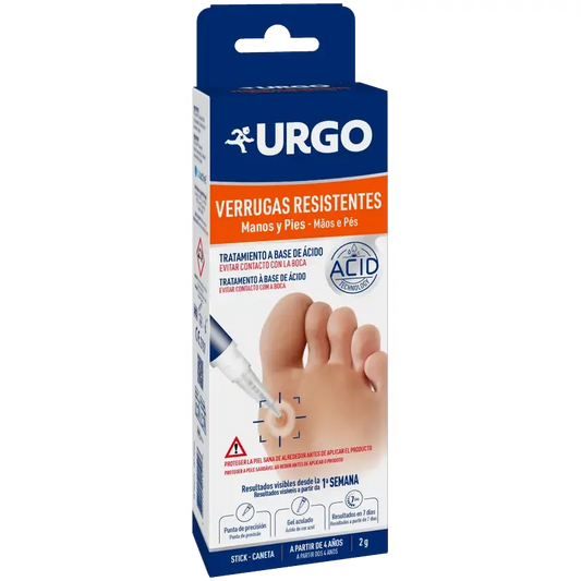 Urgo - Verrugas Resistentes - Stick 2 ml, 28 aplicações