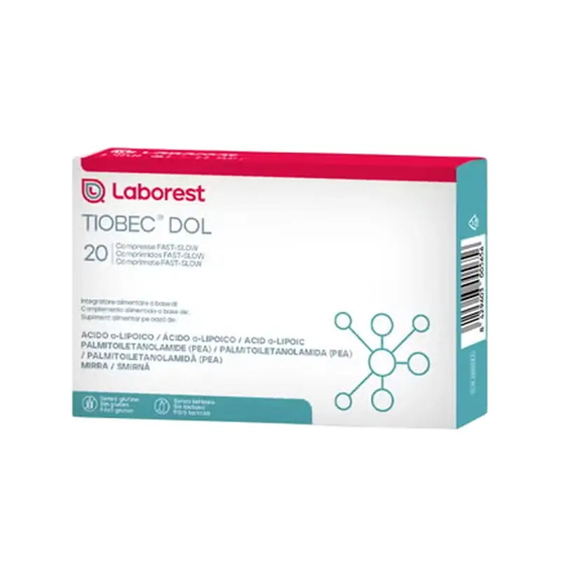 URIACH TIOBEC DOL 20 COMPRIMIDOS