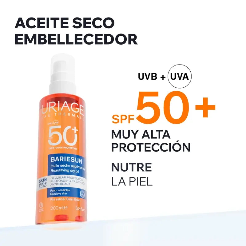 Uriage Bariésun Óleo Seco Spf50+, 200 ml