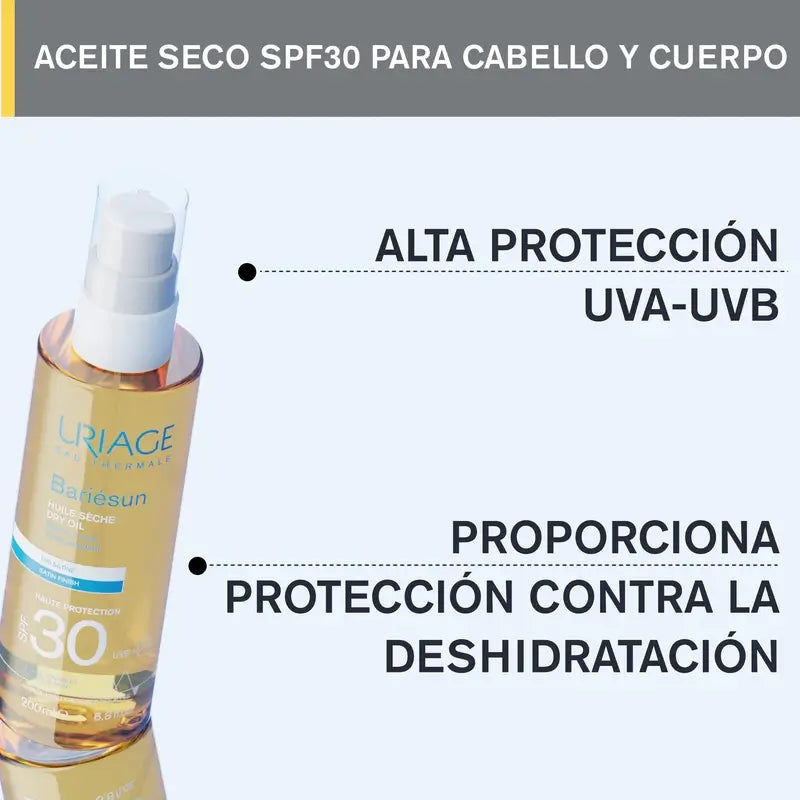 Uriage Bariésun Dry Oil Spf30, 200 ml