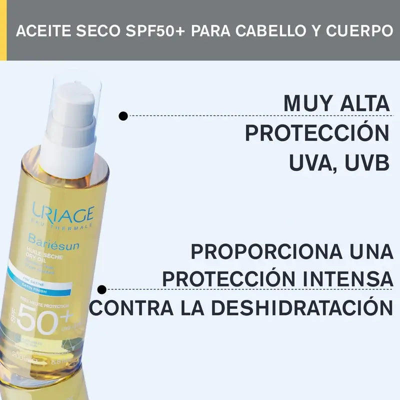 Uriage Bariésun Óleo Seco Spf50+, 200 ml