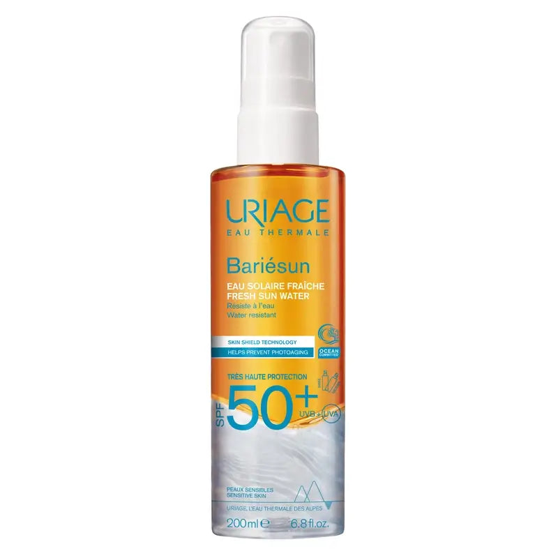 Uriage Bariésun Protetor Solar Refrescante Água Solar Spf50+ 200ml