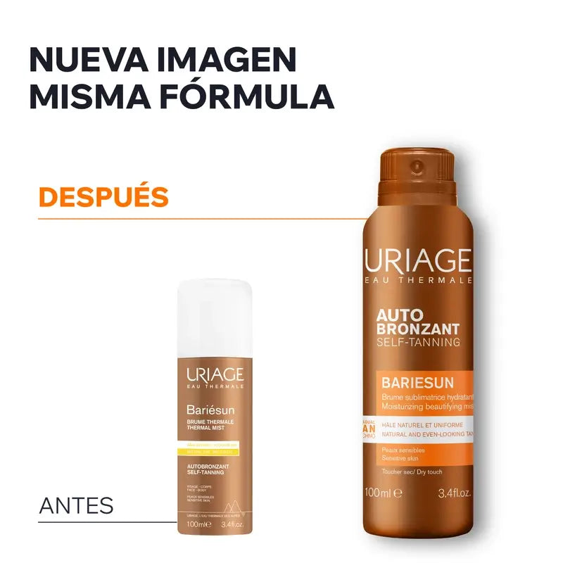Uriage Bariésun Autobronzeamento Névoa Térmica 100 ml