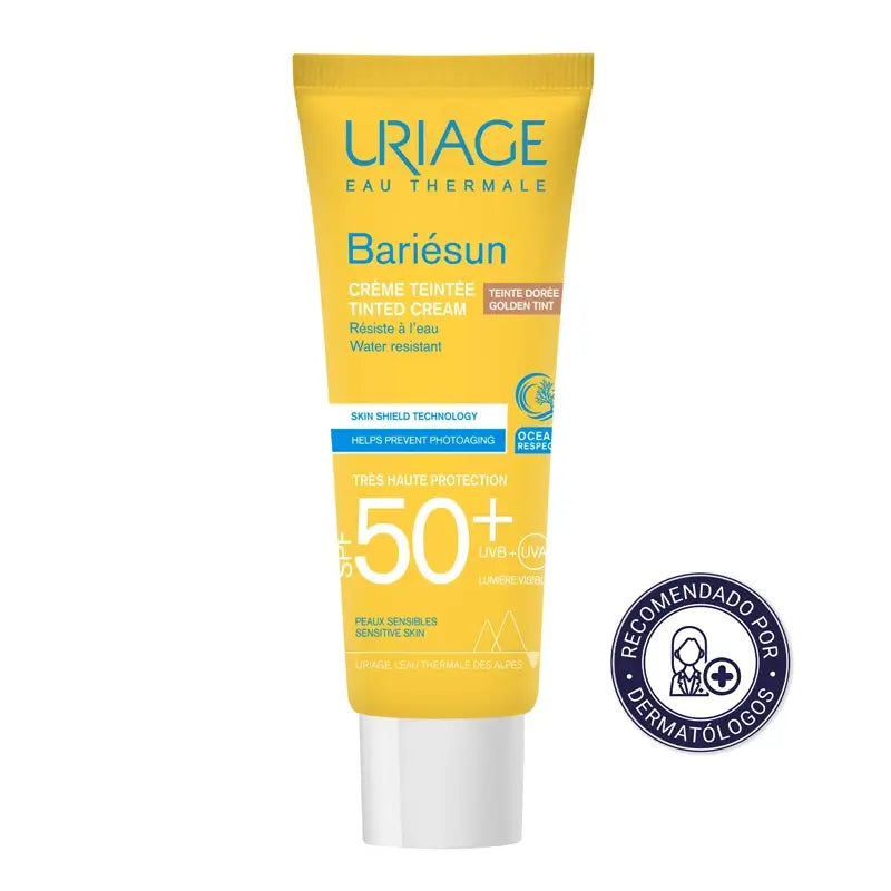 Uriage Bariésun Creme Mineral Compacto SPF50+ Cor Dourada 10 Gr.