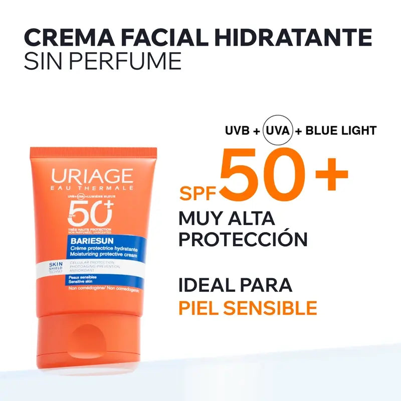 Uriage Bariésun Creme sem perfume Spf50+, 50 ml