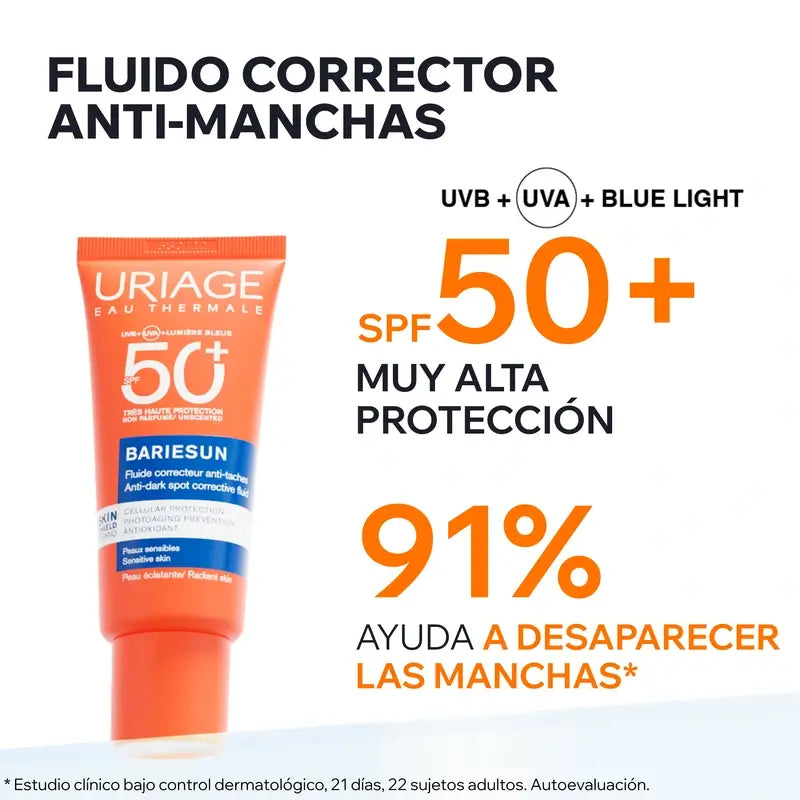 Uriage Bariésun Fluido Anti-manchas FPS50+ 40 Ml
