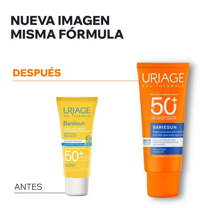 Uriage Bariésun Fluido Anti-manchas FPS50+ 40 Ml