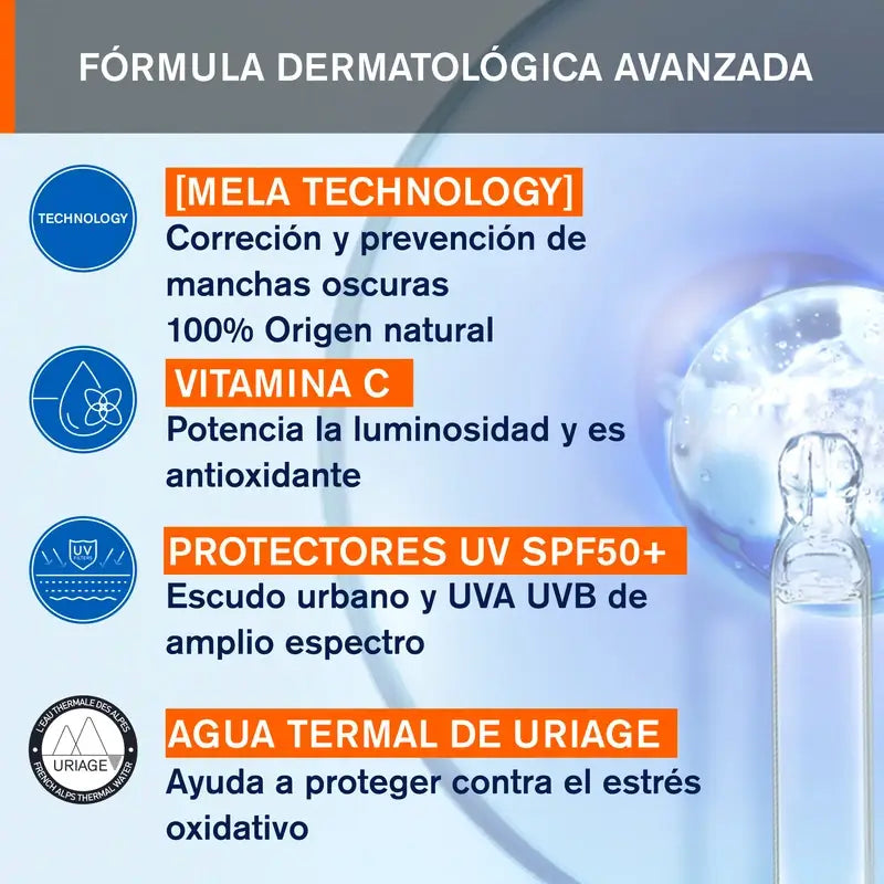 Uriage Dépiderm Cuidado de Dia Anti-Blemish Spf50+ 30Ml