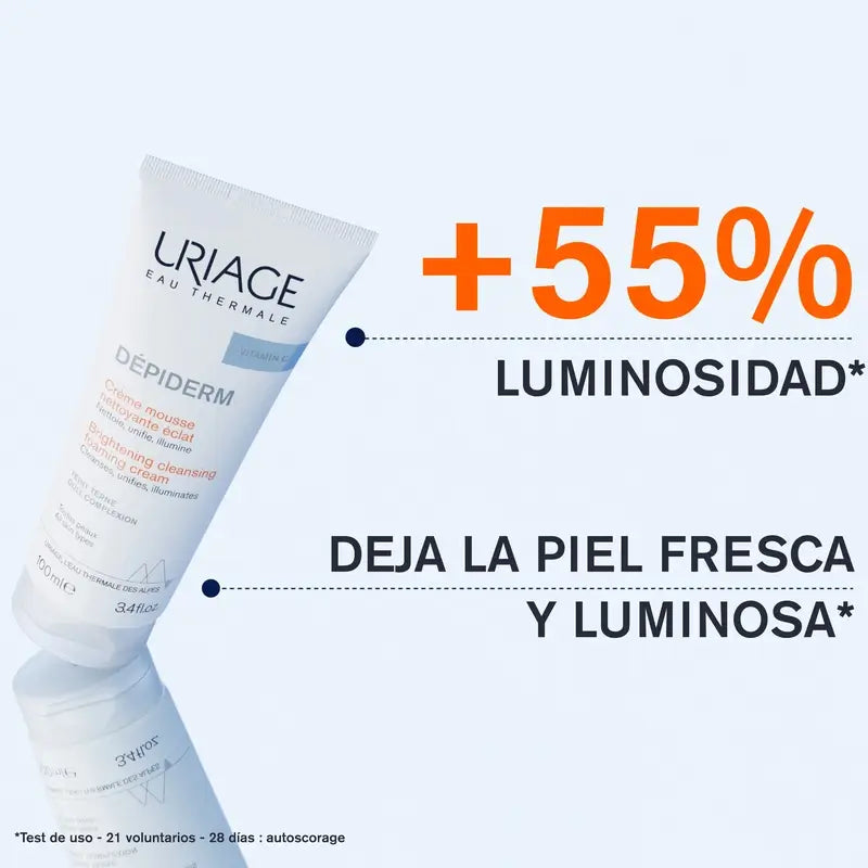 Uriage Dépiderm Espuma de Limpeza Luminosa 100Ml