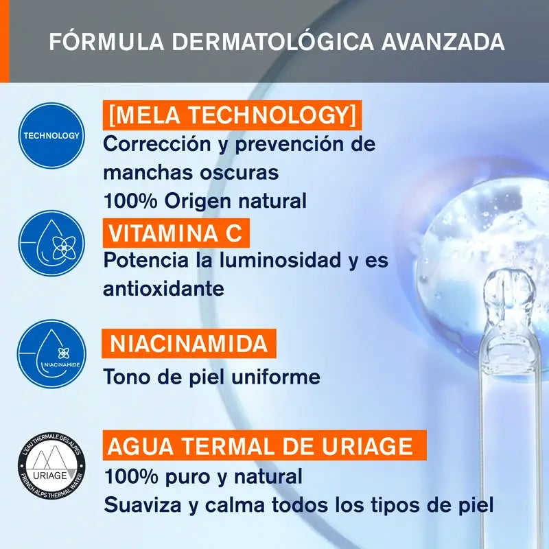 Uriage Dépiderm Espuma de Limpeza Luminosa 100Ml
