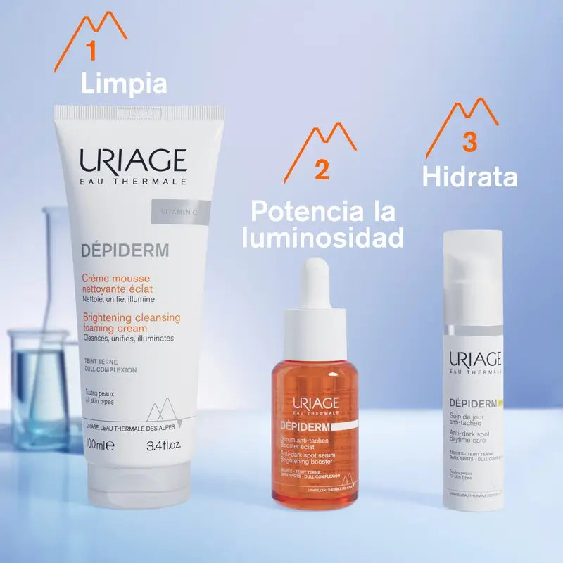 Uriage Dépiderm Espuma de Limpeza Luminosa 100Ml