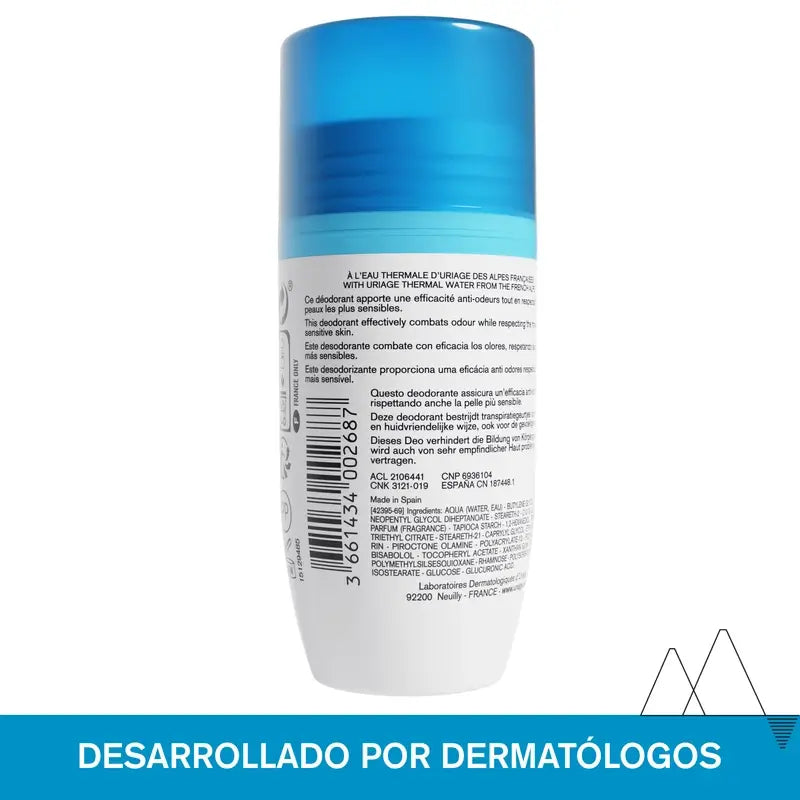 Uriage Desodorizante Suave 50Ml Pele Sensível 24H