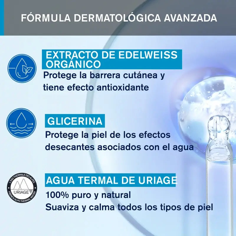 Água de limpeza Uriage Espuma 150Ml