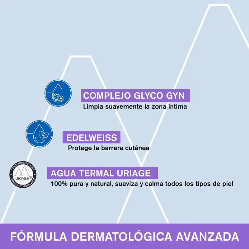 Gel Intimo Uriage Gynphy , 500 ml
