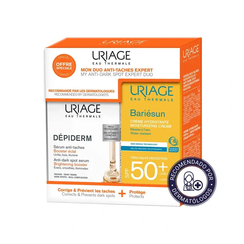 Uriage Promo Depiderm Serum + Bariesun 50+ Creme