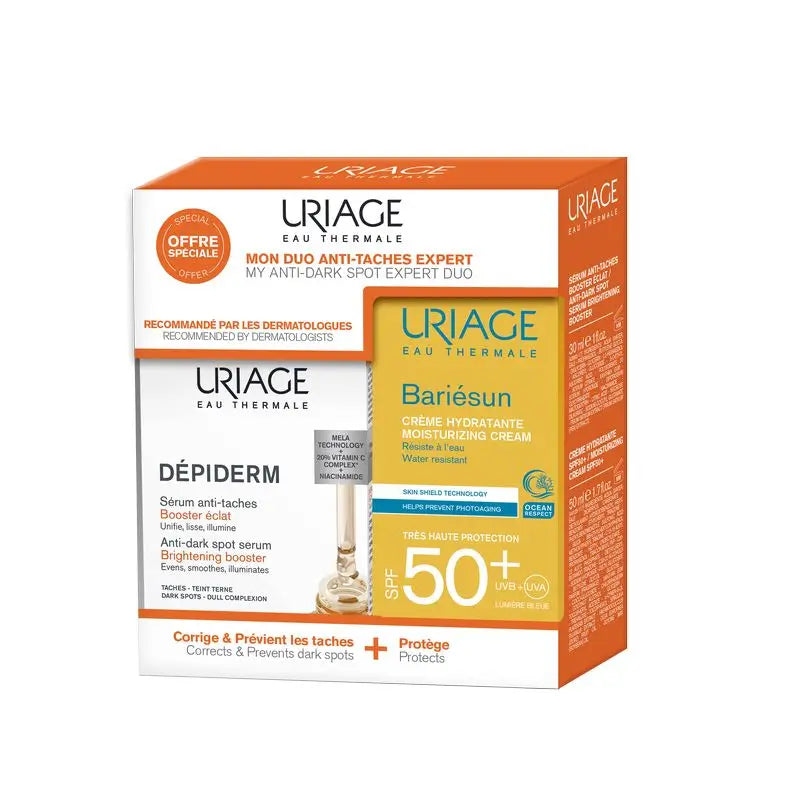 Uriage Promo Depiderm Serum + Bariesun 50+ Creme