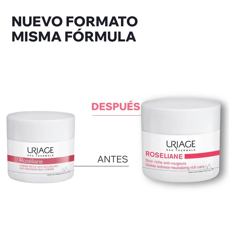 Uriage Roséliane Creme rico anti-vermelhidão 50M