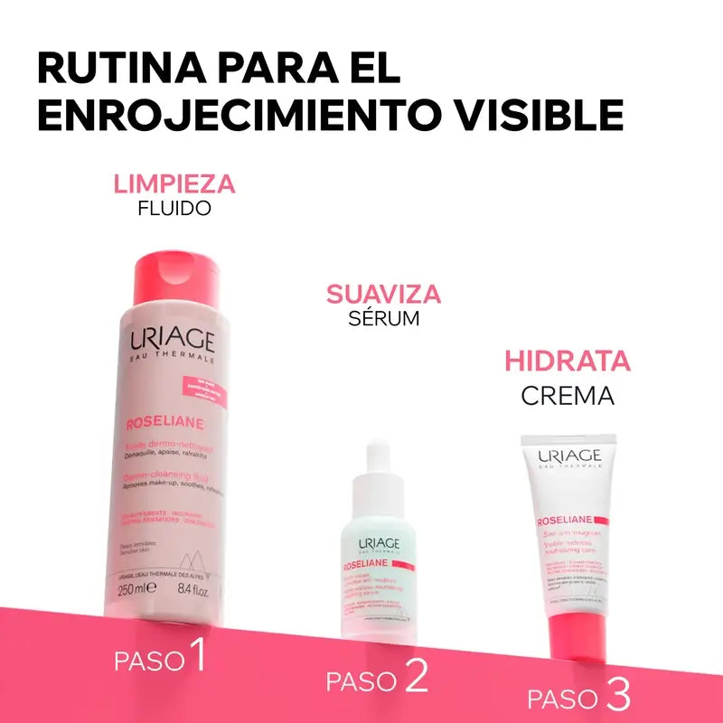 Uriage Roséliane Fluido Dermo-Limpante, 250 ml