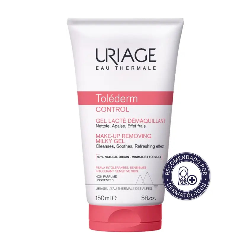 Uriage Toléderm Control Desmaquilhante Gel-Lácteo 150Ml