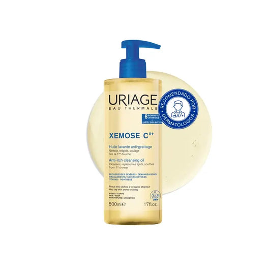Uriage Xemose C8+ Óleo de limpeza anti-coceira 500ml