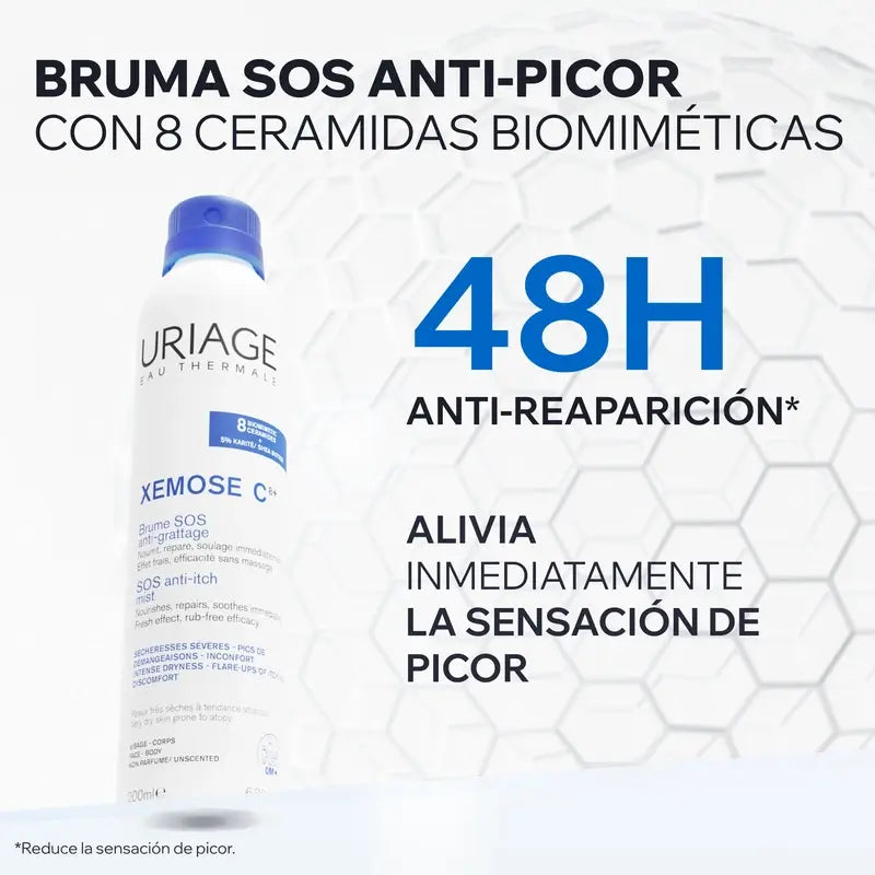 Uriage Xemose C8+ SOS Névoa anti-coceira 200ml