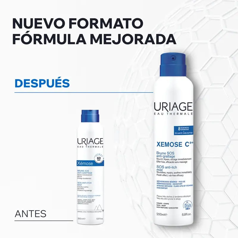 Uriage Xemose C8+ SOS Névoa anti-coceira 200ml