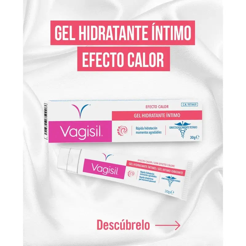 Vagisil Efeito de Aquecimento com Gel Hidratante Íntimo, 30gr
