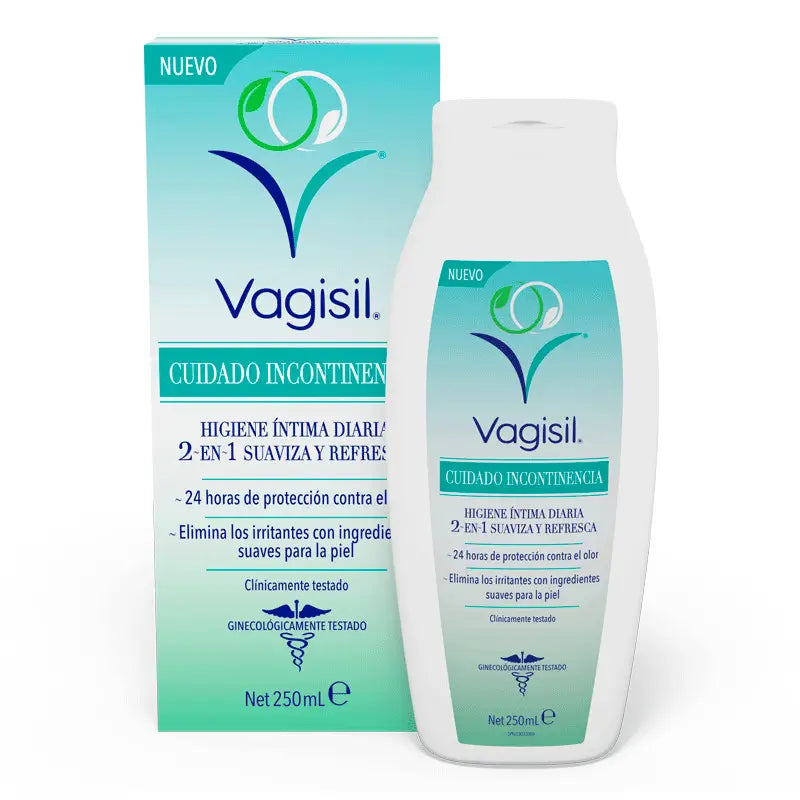 Vagisil Incontinence Care Higiene Íntima 2 em 1 250 ml