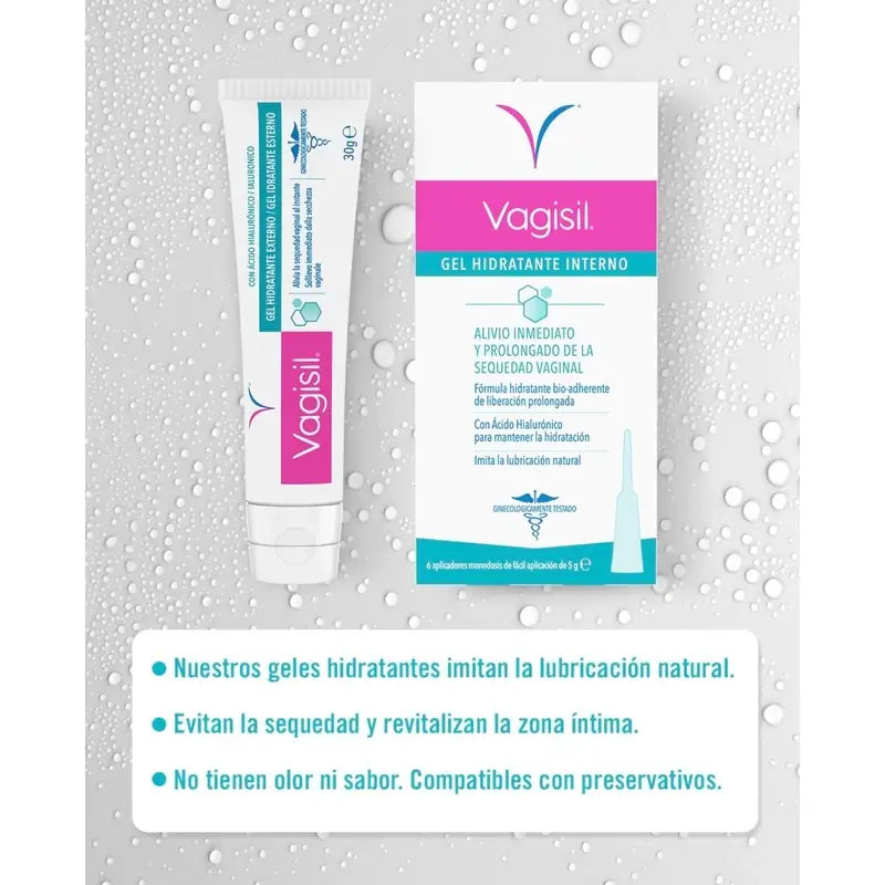 Vagisil Gel Hidratante Interno 6 Aplicadores 5 ml