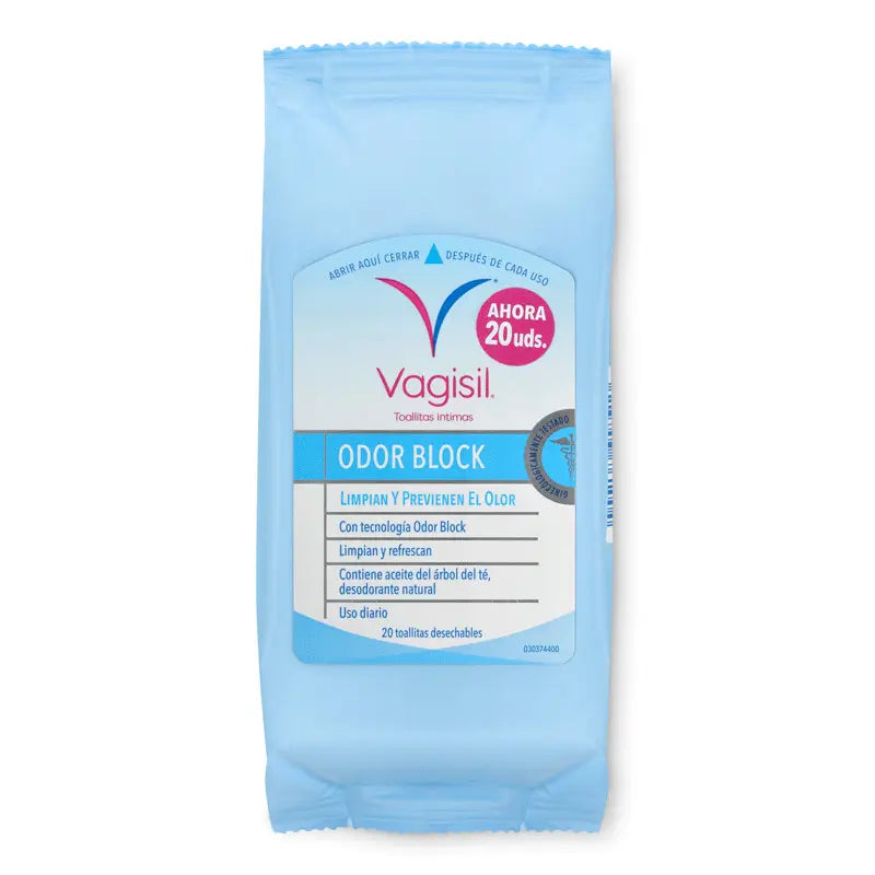 Vagisil Toalhetes Íntimas Odor Block