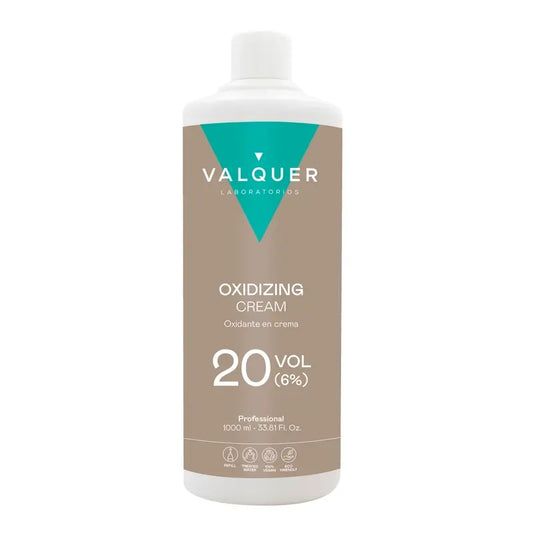 Valquer Agua Oxigenada 20 Vol (6 %) - Oxidante capilar profissional, 1 L