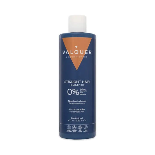 Valquer Hair Care Champô para Cabelos Lisos, 400 ml