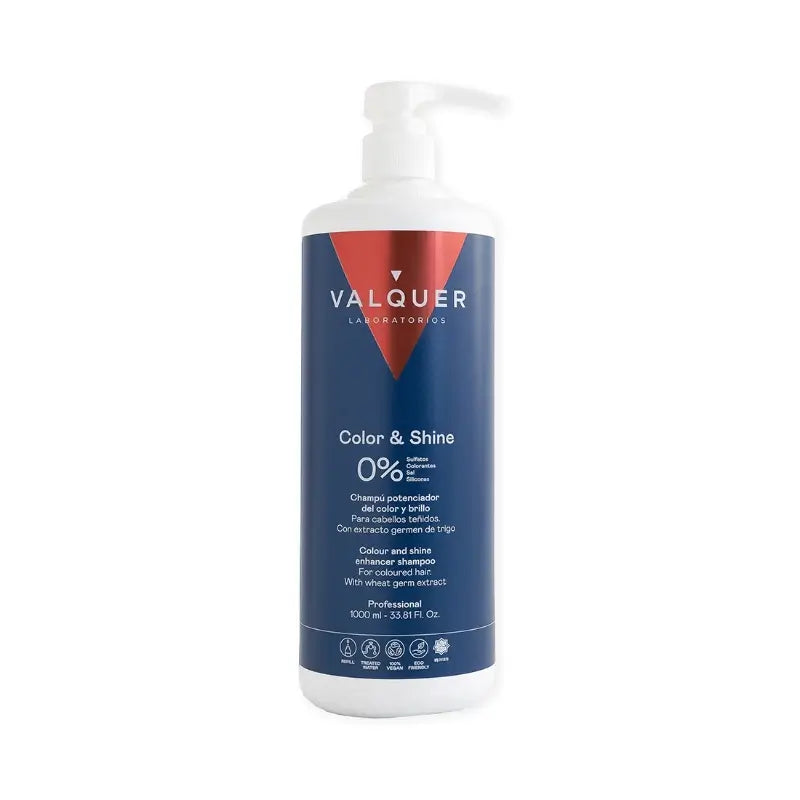 Valquer Hair Care Champô Intensificador de Cor e Brilho, 1000 ml
