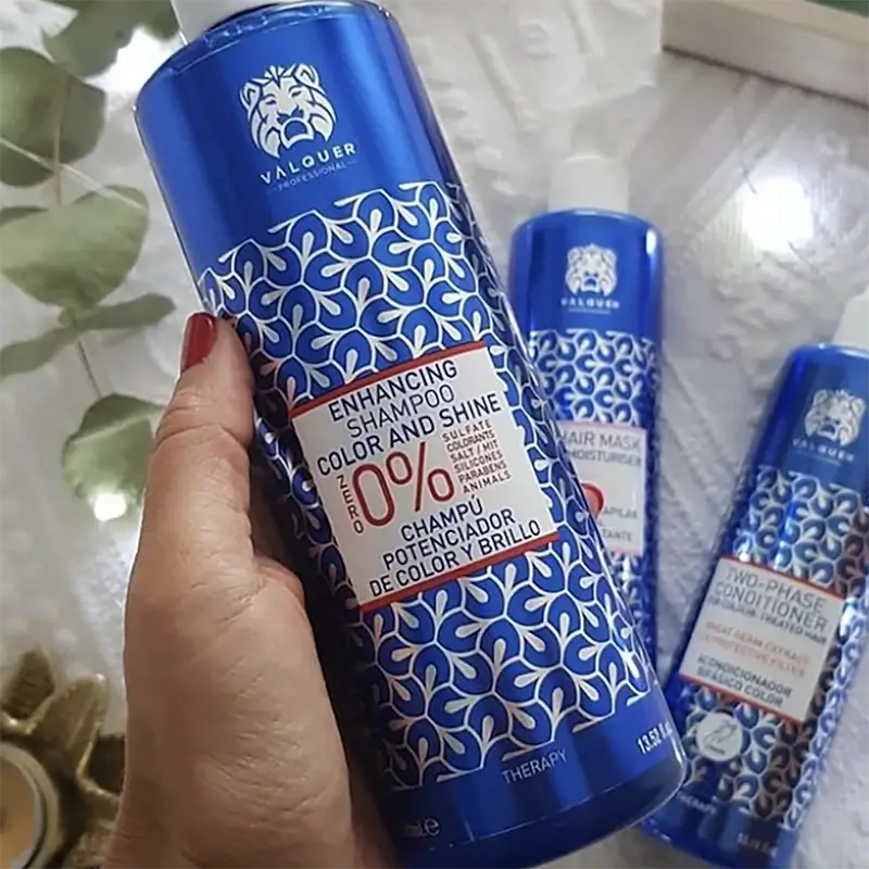 Valquer Hair Care Champô Intensificador de Cor e Brilho, 400 ml