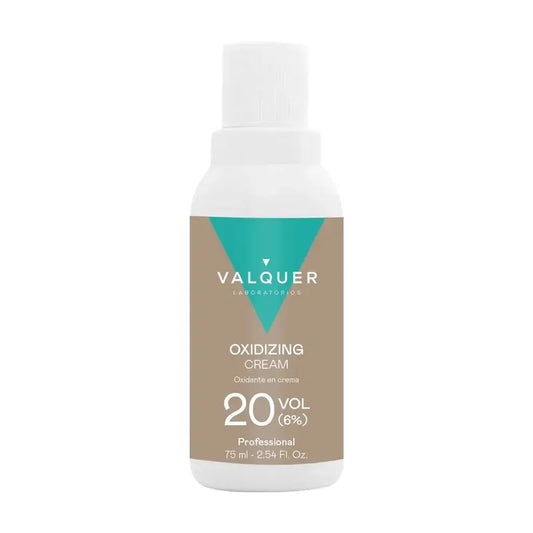 Valquer Creme Oxidante 20 Vol (6%) - Formato Pequeno, 75 ml