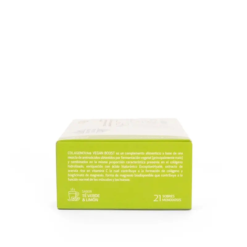 Colagenova Vegan Boost Chá Verde + Limão, 21 Envelopes
