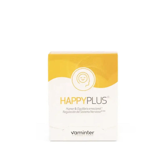 Vaminter Happy Plus Açafrão + Scutellaria + Mg Equilíbrio Emocional, 60 Cápsulas