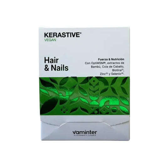 Kerastive Vegan Hair & Nails, 60 Cápsulas